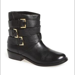 Ted Baker London Nokit Triple Buckle Leather Moto Boots🖤